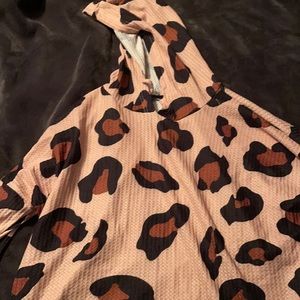 Boutique cheetah print shirt